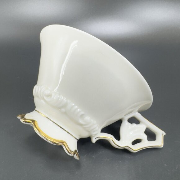 Vintage Waldershof Bavaria Germany Fine Porcelain Teacup Saucer And Plate Set - Picture 11 of 16